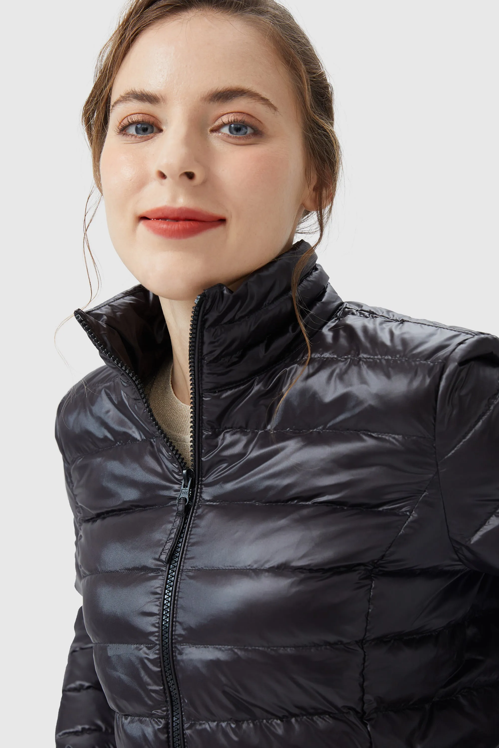 Lightweight Quilted Packable Down Jacket