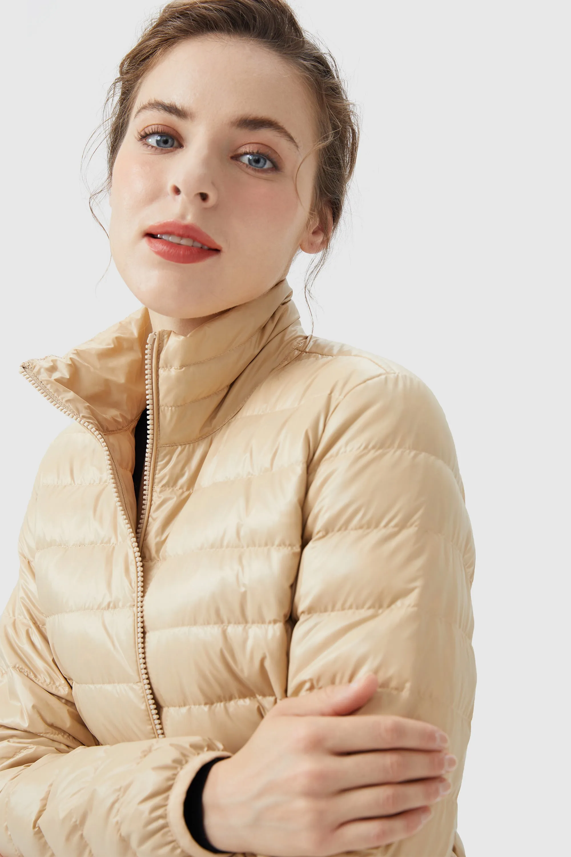 Lightweight Quilted Packable Down Jacket