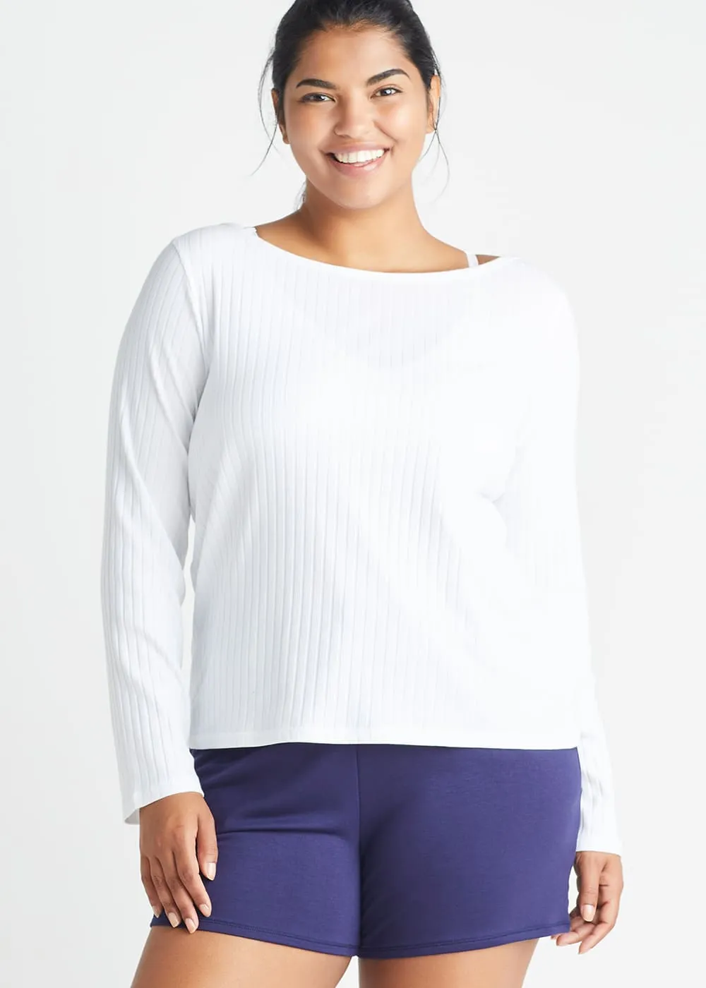 Long Sleeve Tee - Cotton Rib