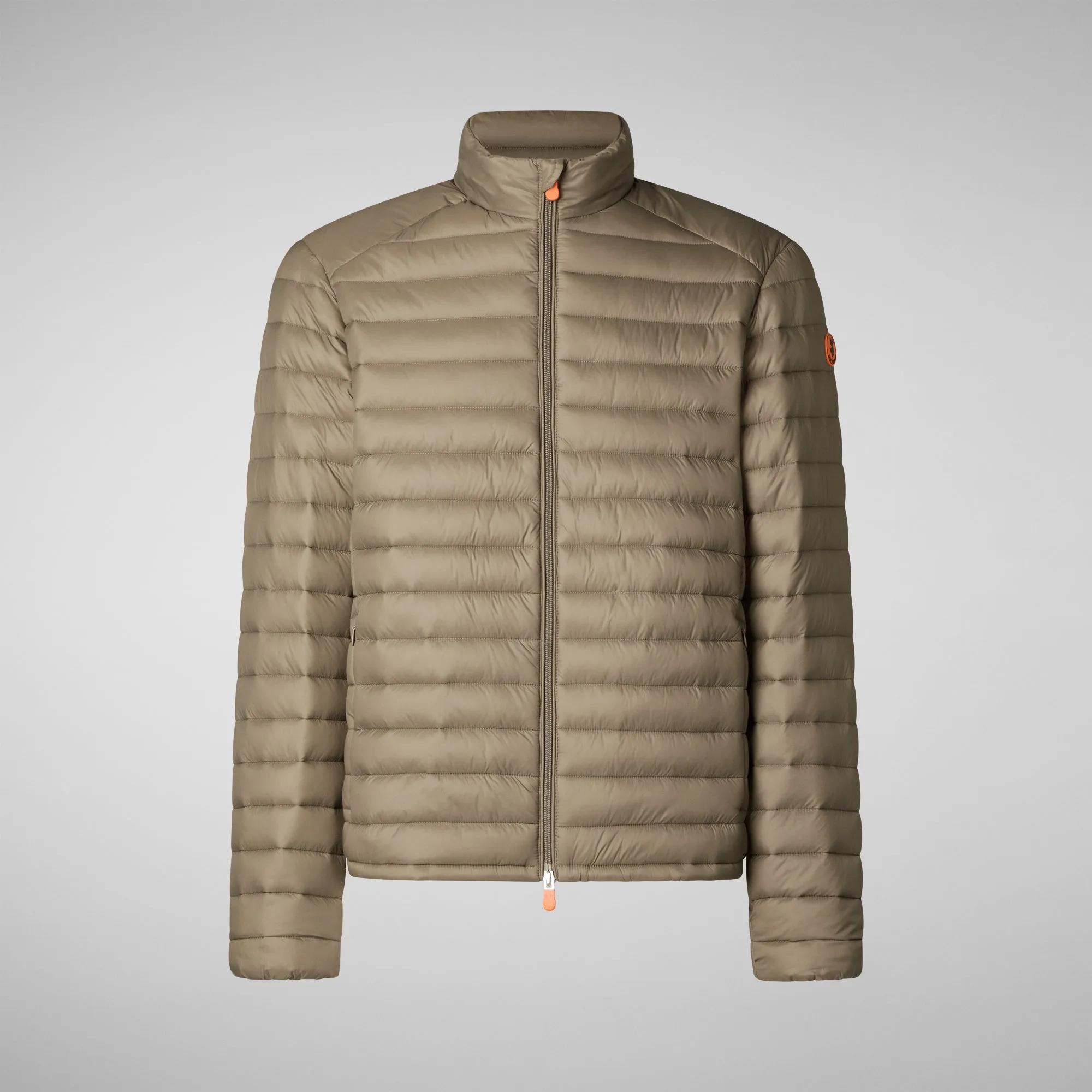 Man's animal free puffer Alexander in elephant grey