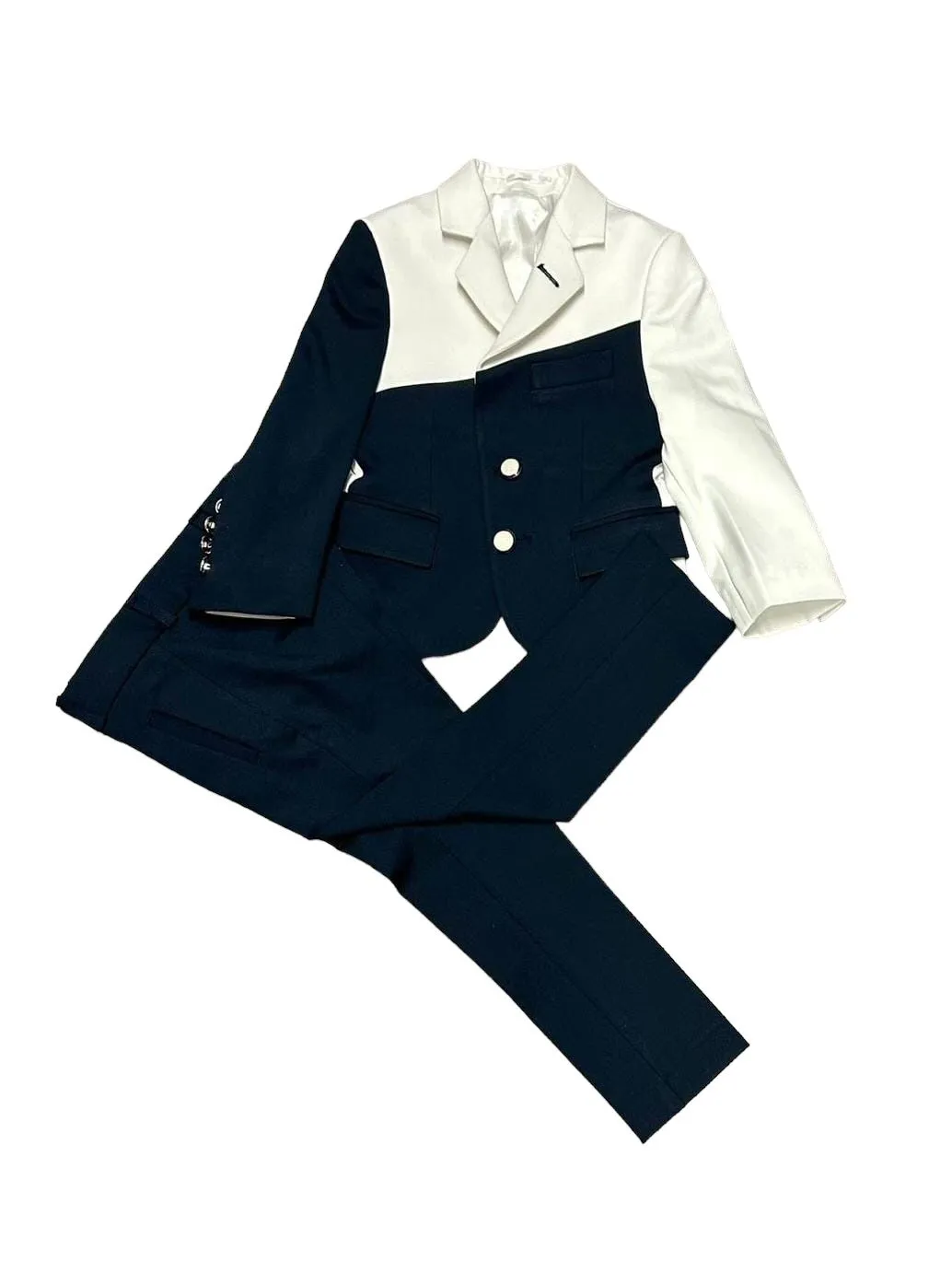 MB Navy/White Scuba Colorblock Suit