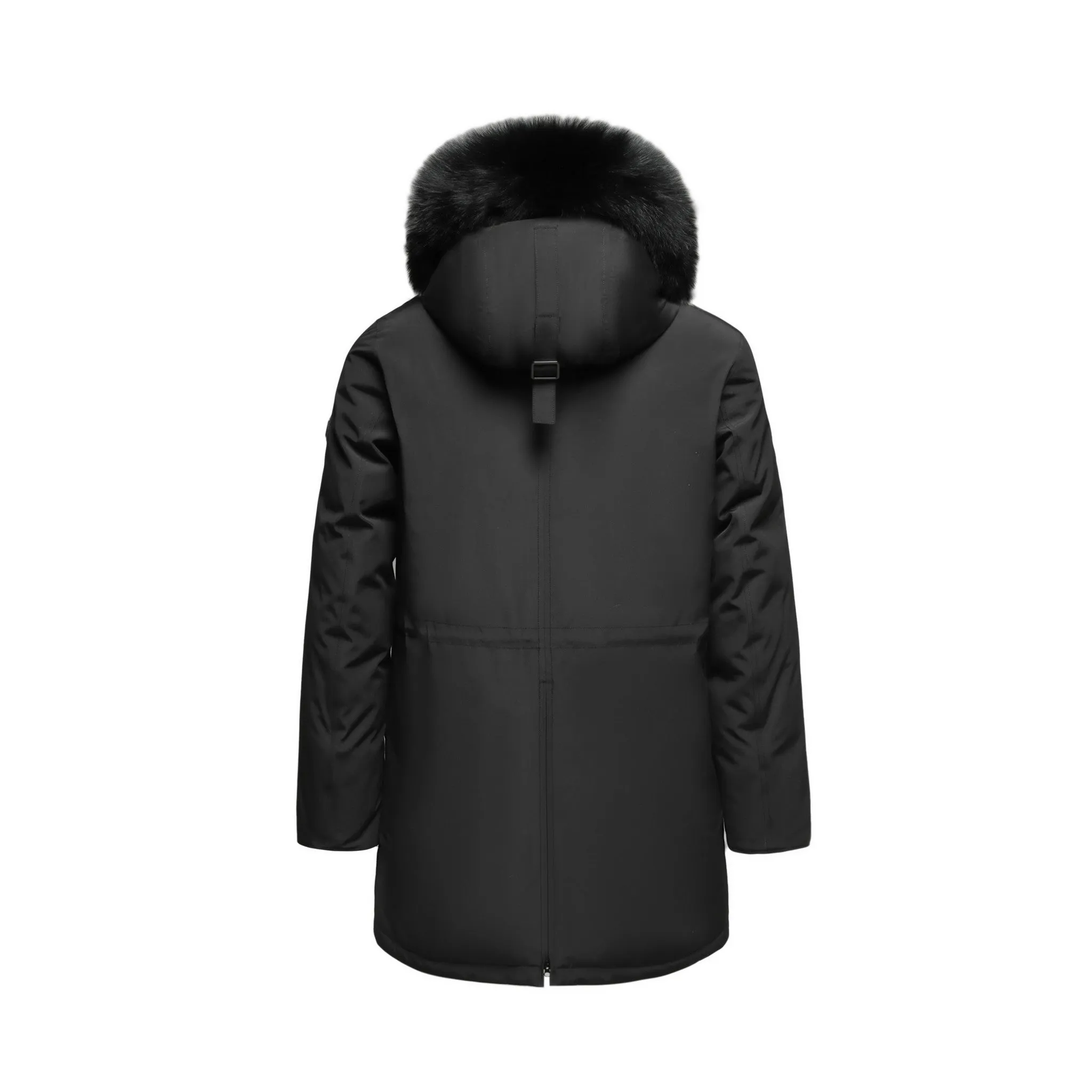 Men's Deluxe Parka Coat - (Black Fox Trim)