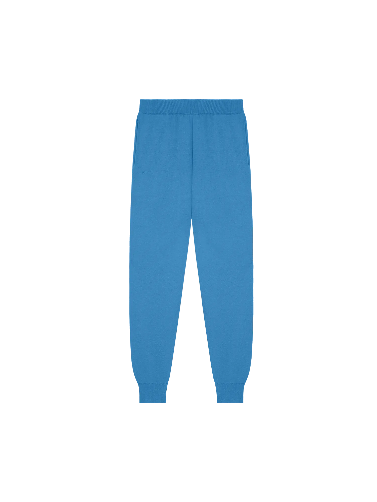 Mens DNA Knitted Track Pants—geyser blue