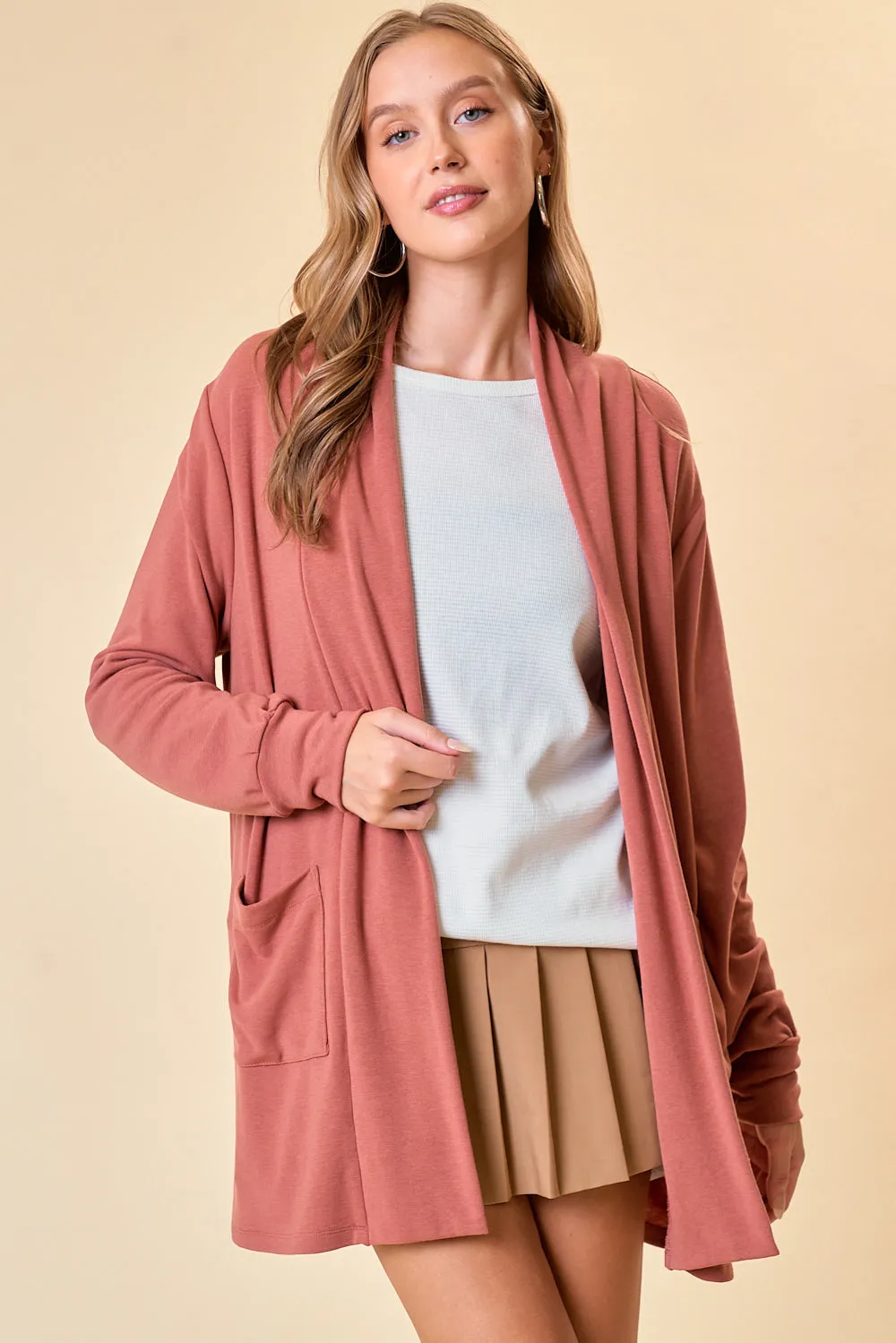 Open Front Cardigan