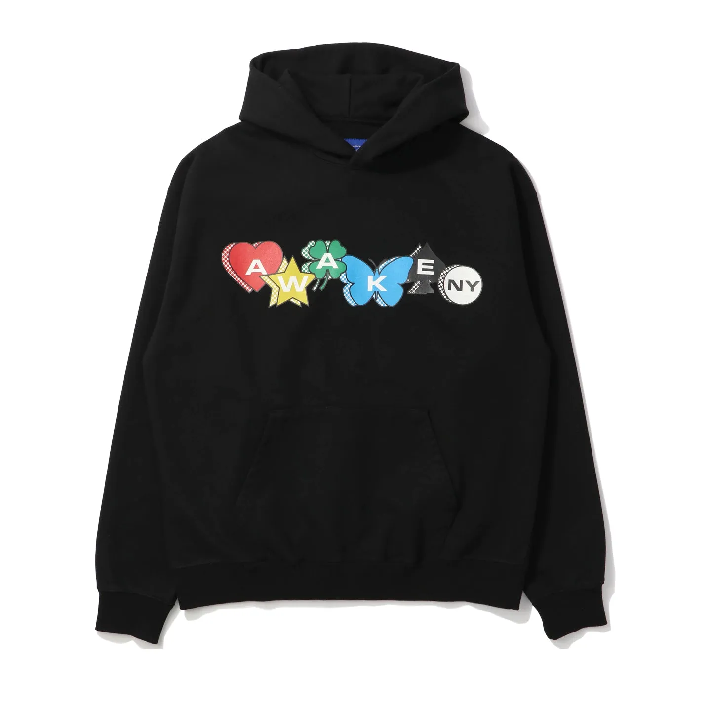 PRINTED CHARM LOGO HOODIE