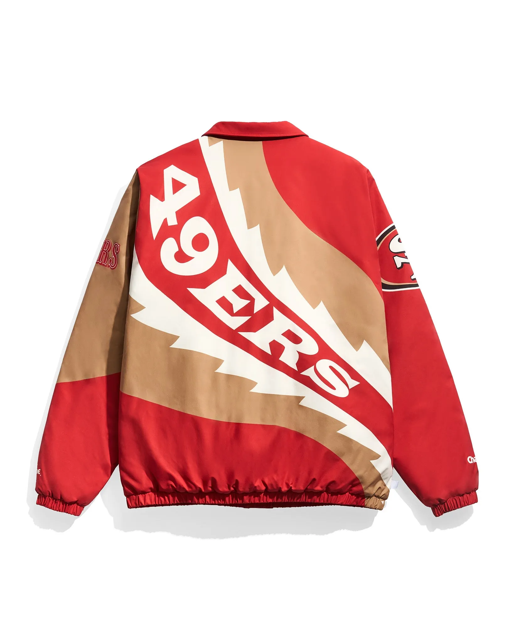 San Francisco 49ers Saw Blade Quilted Puffer Jacket