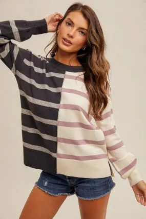 Striped Crew Pullovers - 2 Colors!