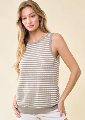 Textured Knit Tank Tops - 3 Colors!