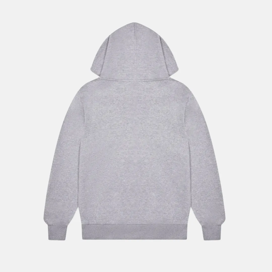 Trapstar Chenille Decoded Hoodie - Grey/Pink