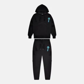 Trapstar Irongate Arch Chenille 2.0 Hooded Tracksuit - Black/Teal