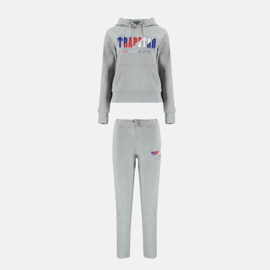 Trapstar Women's Chenille Decoded Tracksuit - Grey Revolution