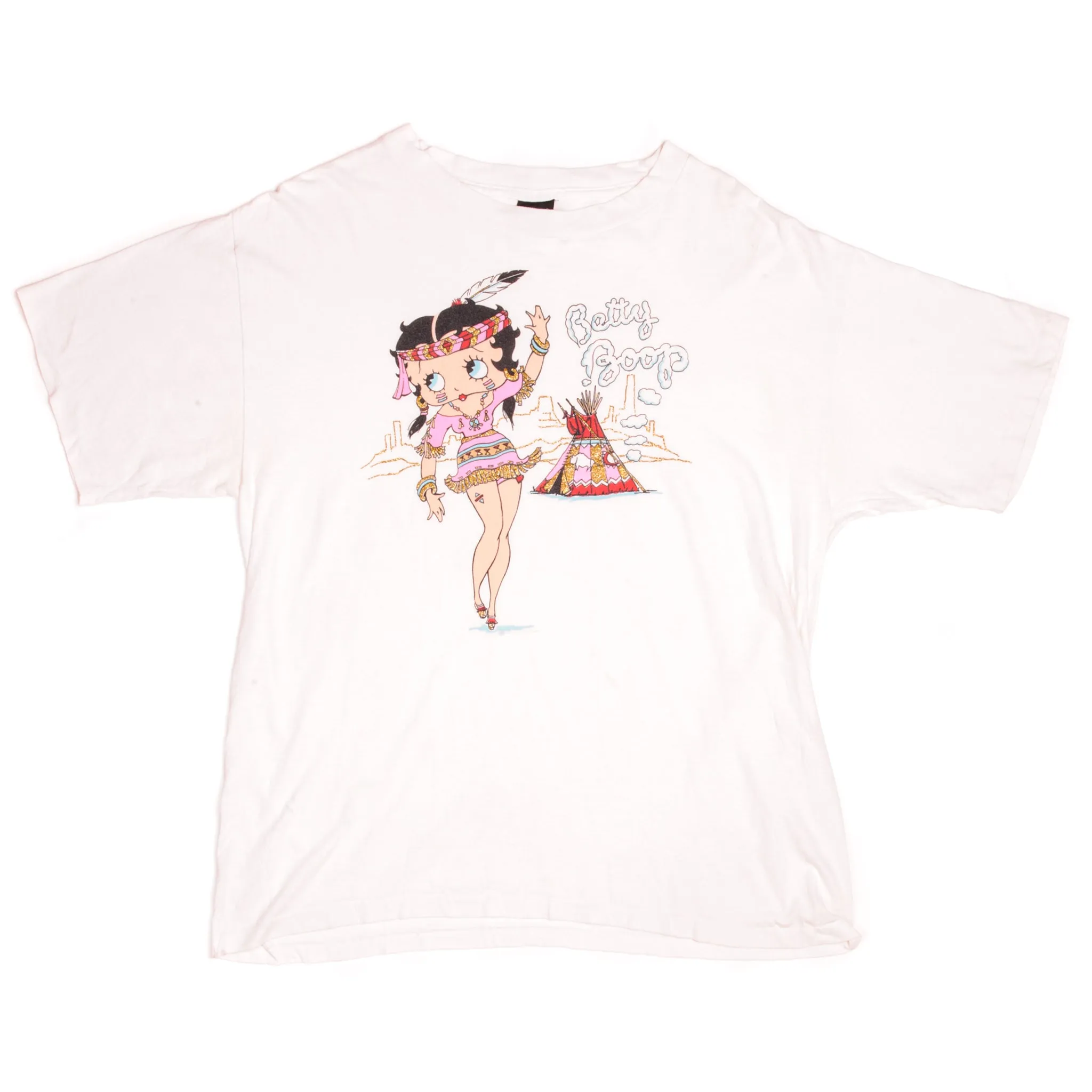 VINTAGE BETTY BOOP TEE SHIRT 1990s SIZE XL MADE IN USA