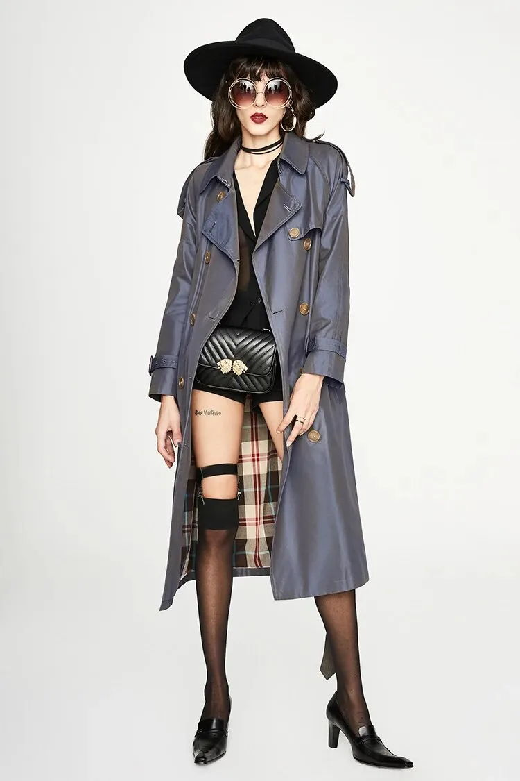 Waterproof Cotton Long Double-breasted The Westminster Heritage Trench Coat