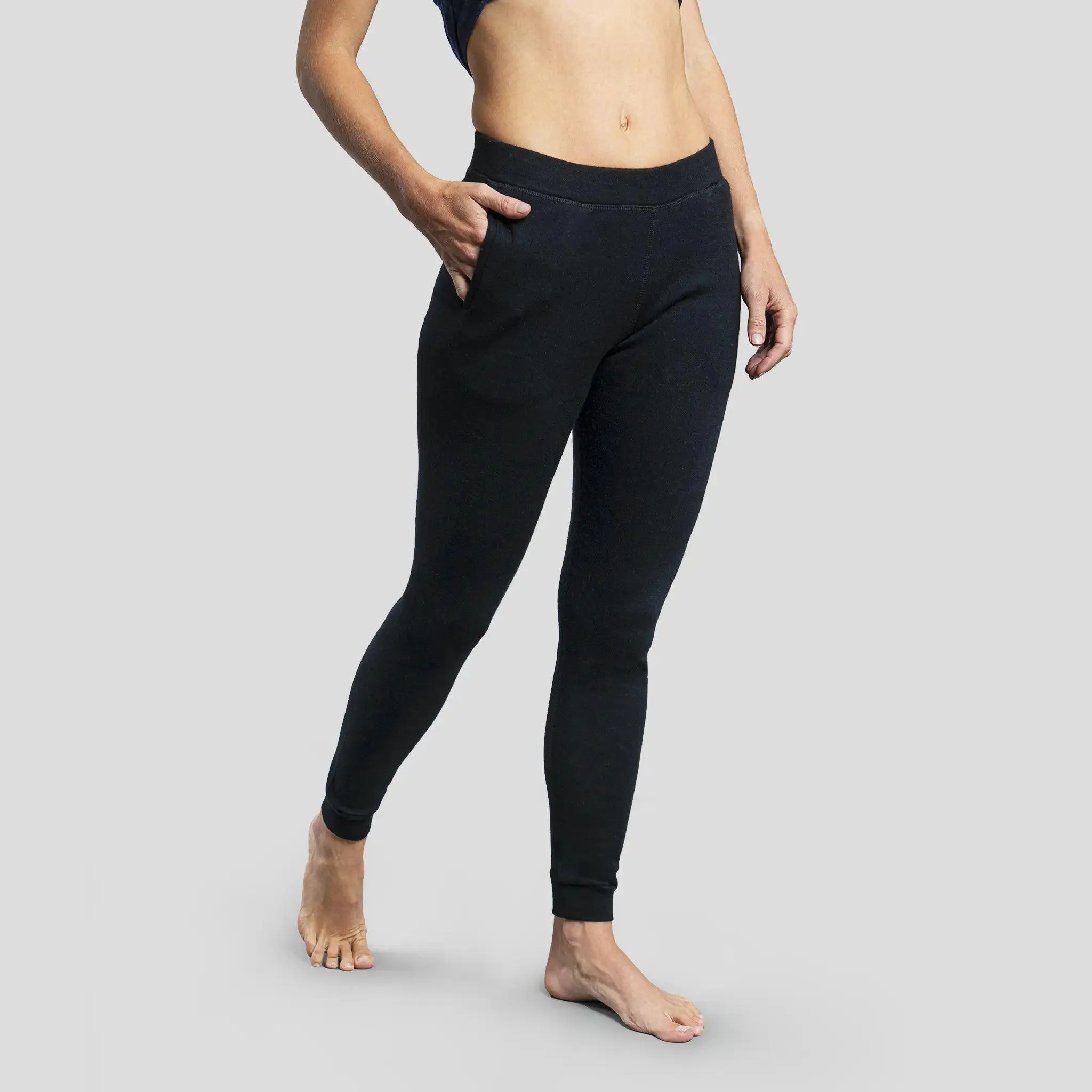 Women's Alpaca Wool Sweatpants: 420 Midweight