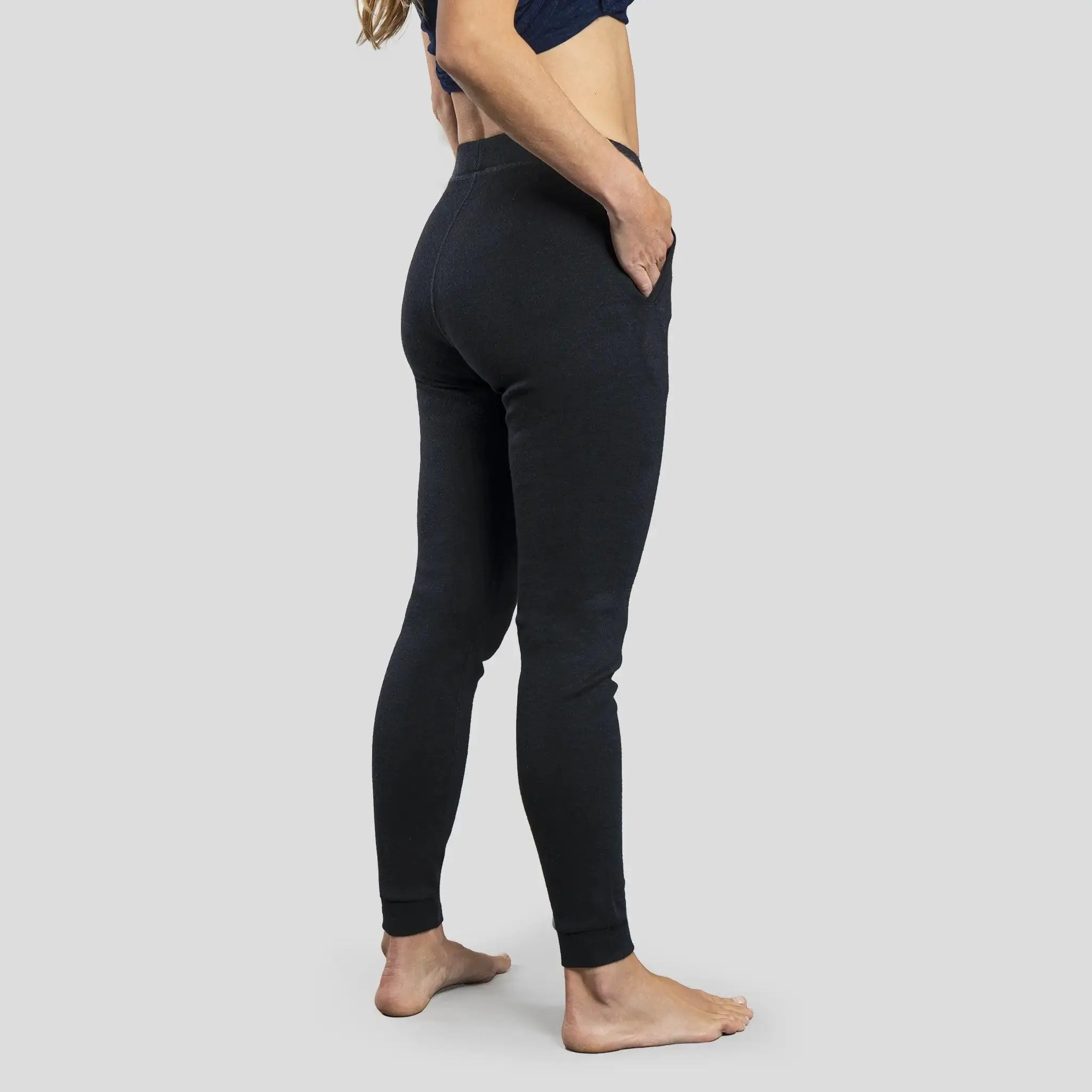 Women's Alpaca Wool Sweatpants: 420 Midweight