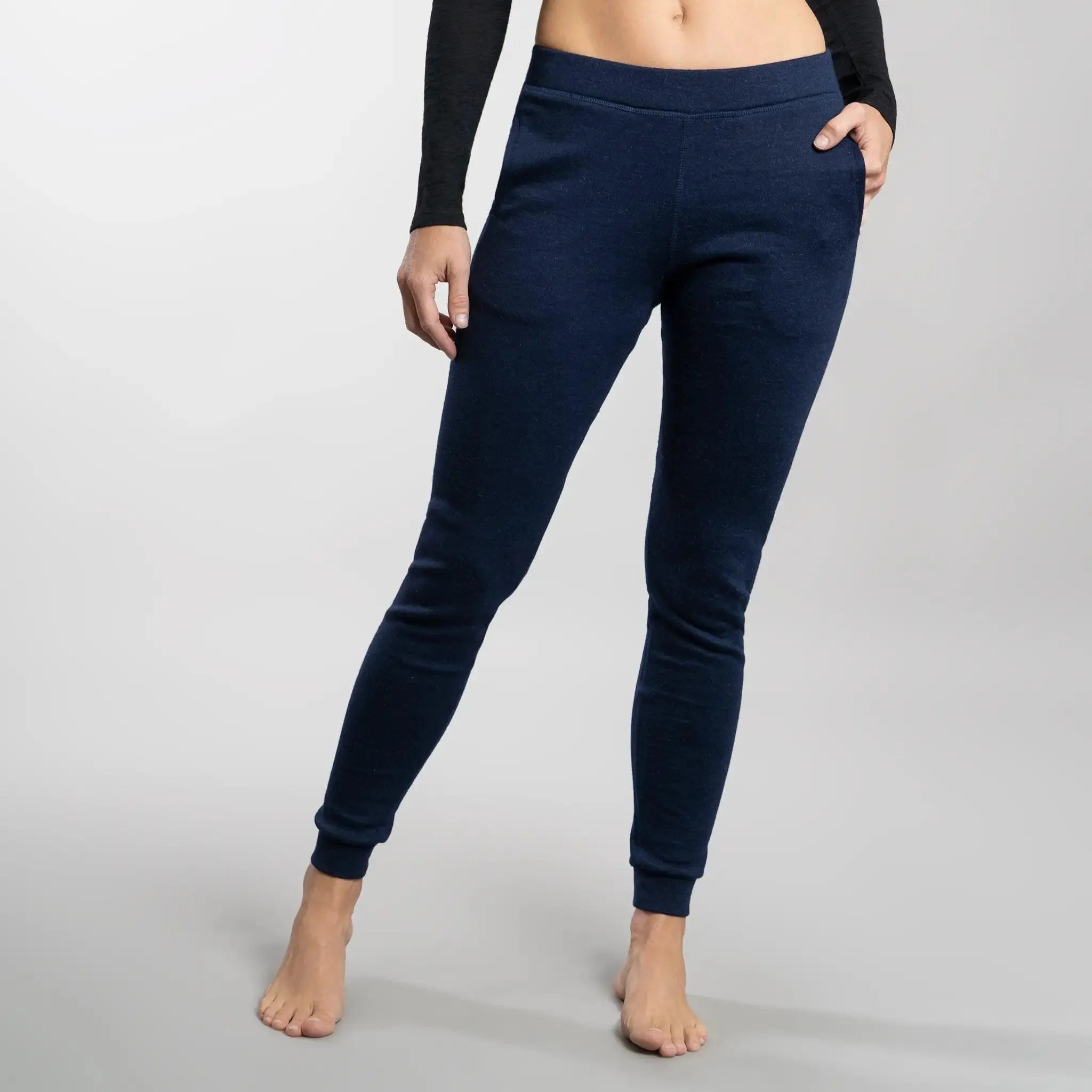 Women's Alpaca Wool Sweatpants: 420 Midweight